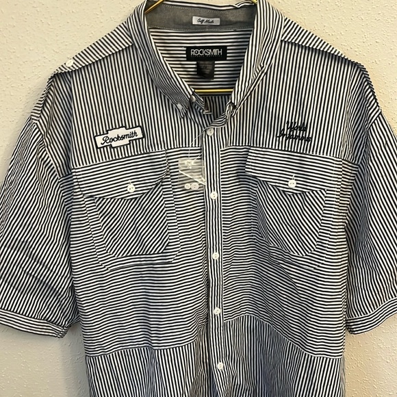 Rocksmith Self Made Button Down Short Sleeve Shirt 2XL - Picture 1 of 9